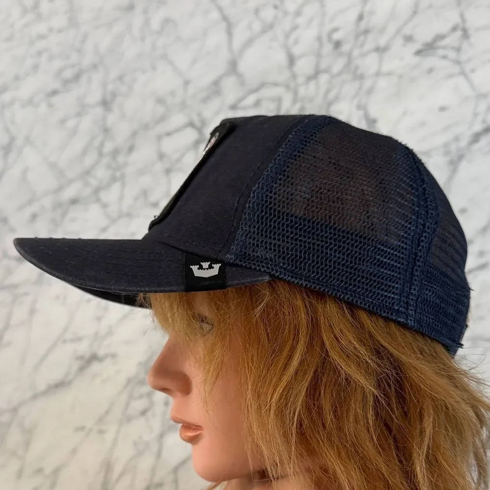 Lone Wolf Youth Little Howler Goorin Bros Youth Navy Trucker Hat OS